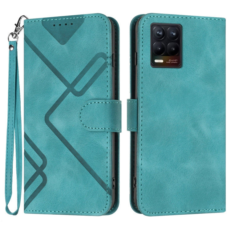 Line Pattern Skin Feel Leather Phone Case — view 65