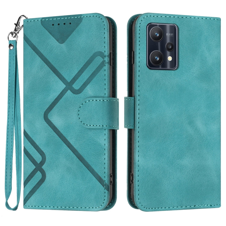 Line Pattern Skin Feel Leather Phone Case — view 47