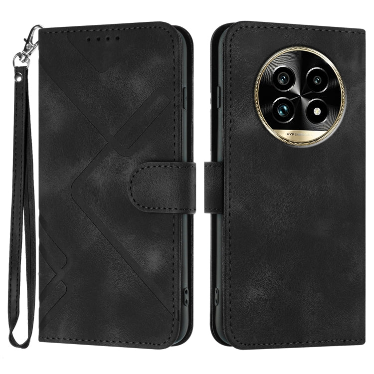 Line Pattern Skin Feel Leather Phone Case — view 50