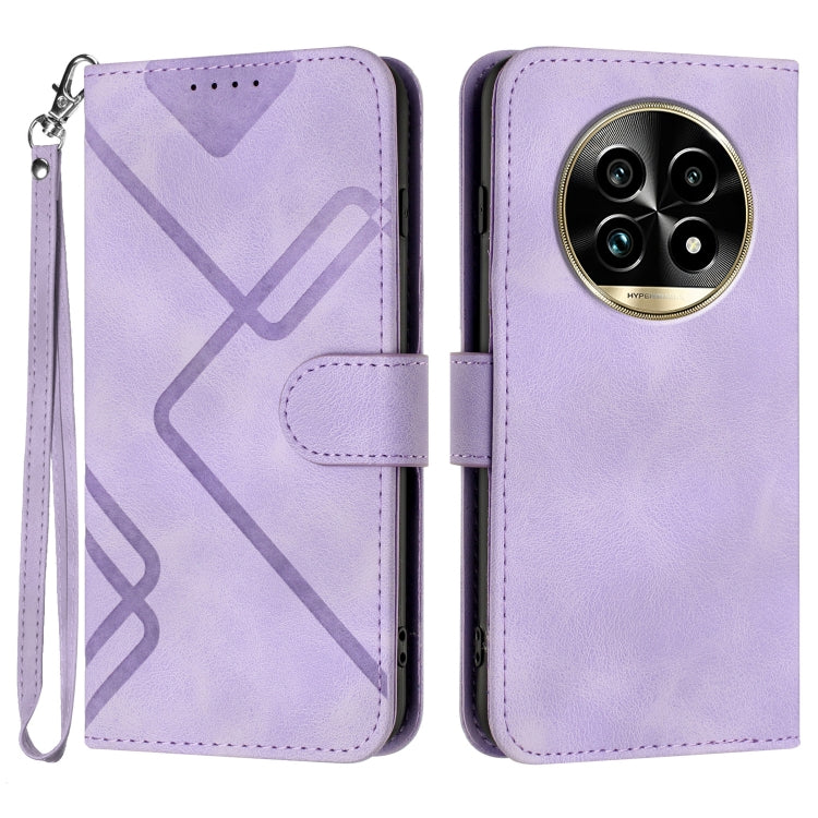 Line Pattern Skin Feel Leather Phone Case — view 52