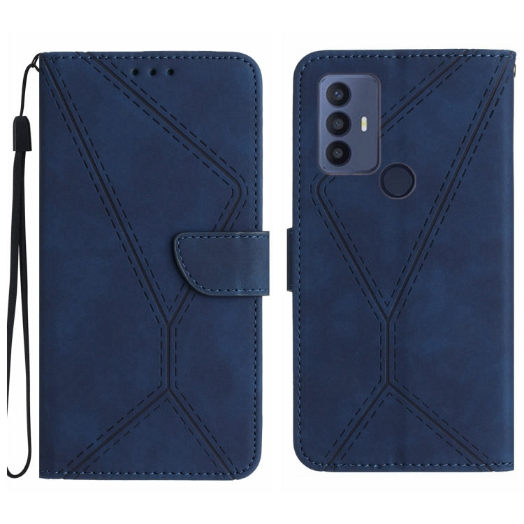 Stitching Embossed Leather Phone Case — view 17