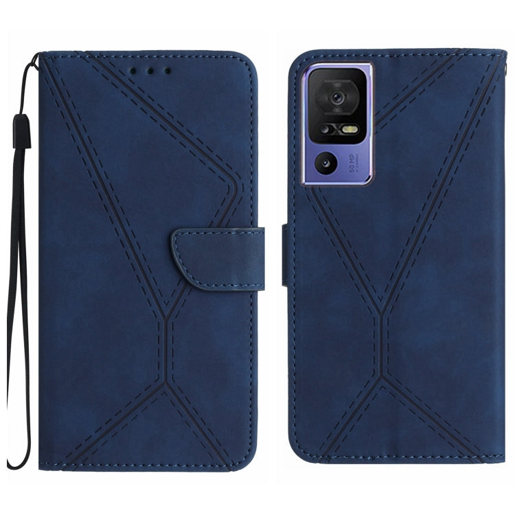 Stitching Embossed Leather Phone Case — view 18