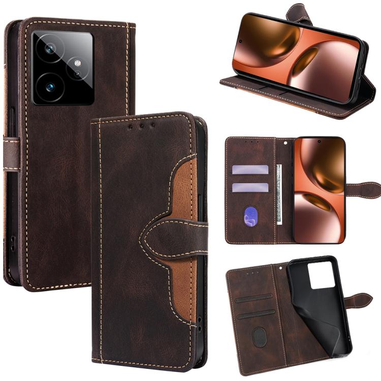 Skin Feel Magnetic Buckle Leather Phone Case — view 56