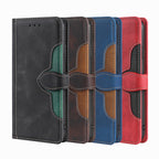 Skin Feel Magnetic Buckle Leather Phone Case