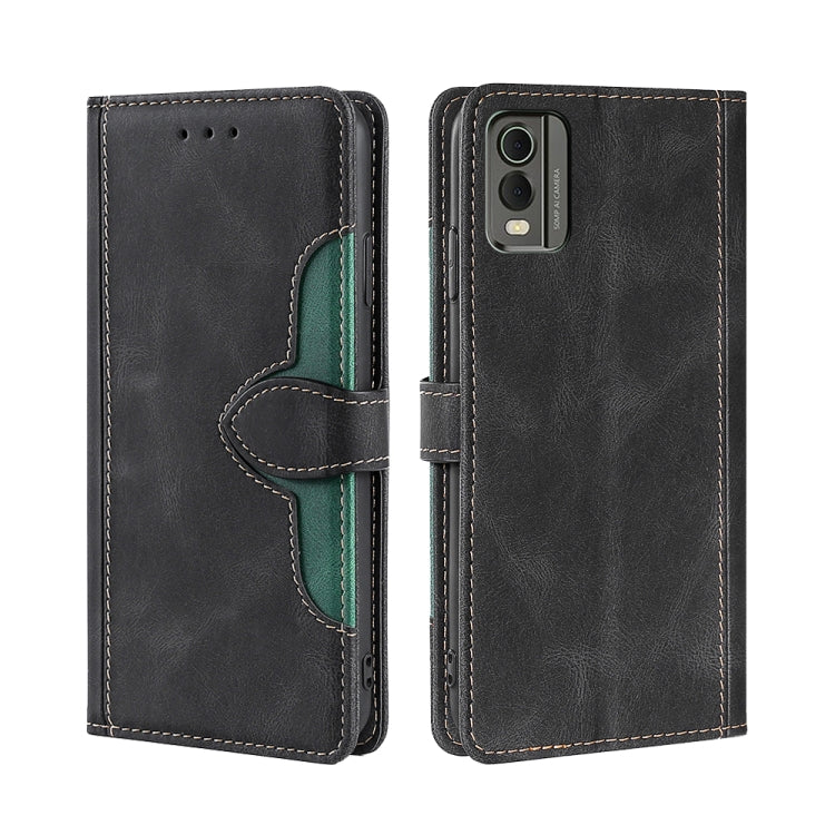 Skin Feel Magnetic Buckle Leather Phone Case