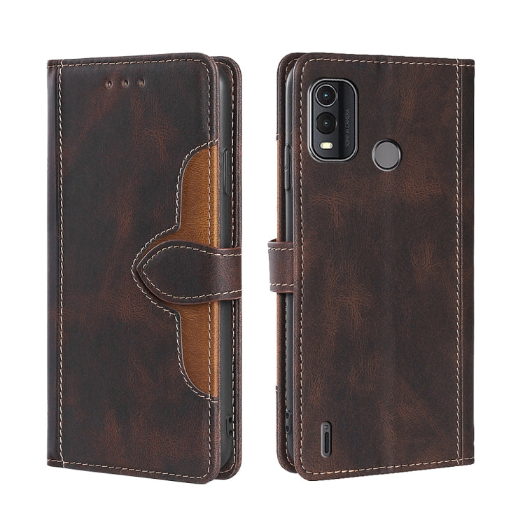 Skin Feel Magnetic Buckle Leather Phone Case