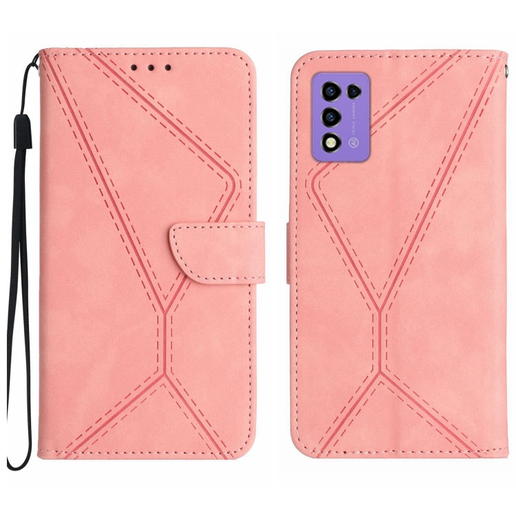 Stitching Embossed Leather Phone Case
