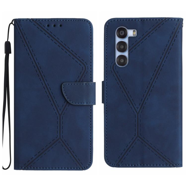 Stitching Embossed Leather Phone Case