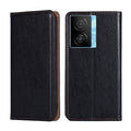 Gloss Oil Solid Color Magnetic Leather Phone Case