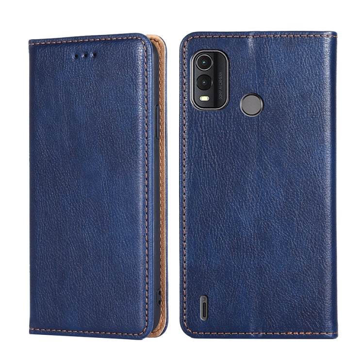 Gloss Oil Solid Color Magnetic Leather Phone Case