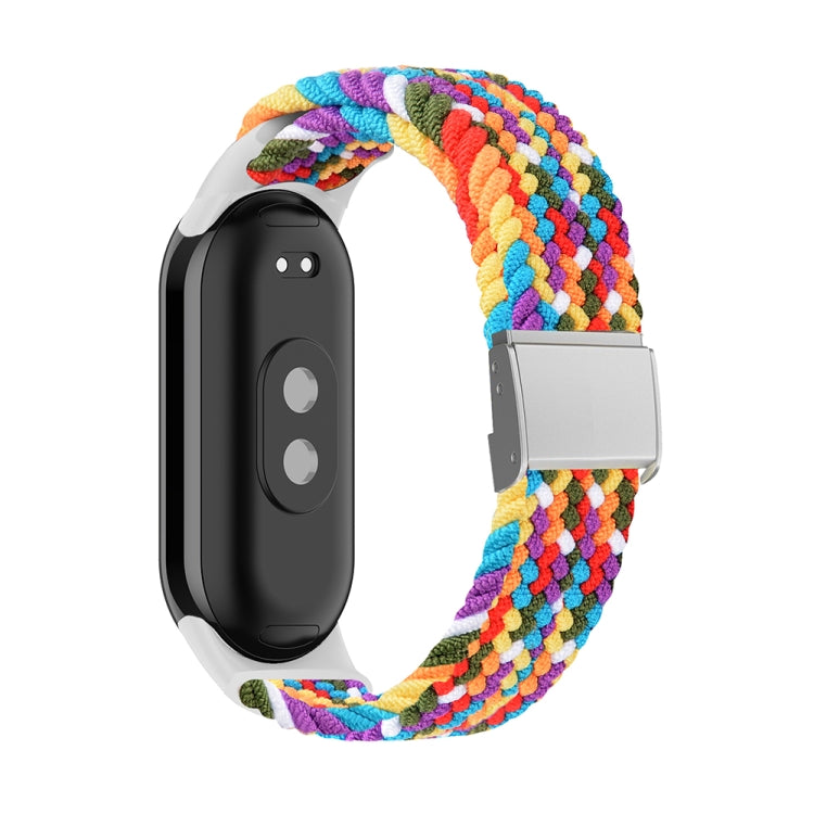 Adjustable Nylon Braided Steel Buckle Watch Band