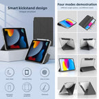 Mutural Deformation Stand Smart Leather Tablet Case