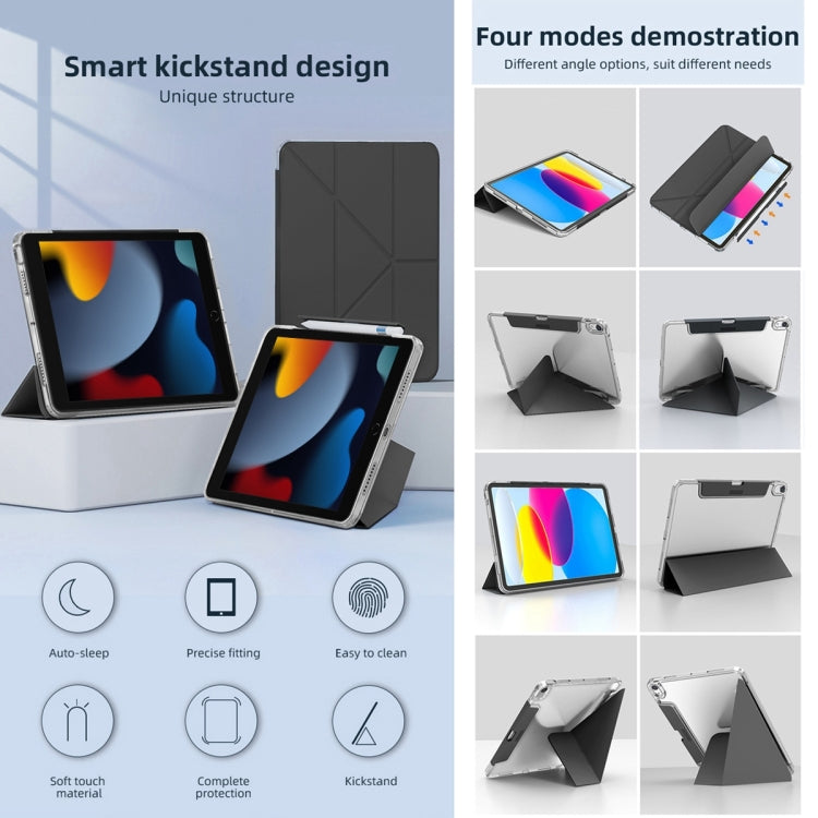 Mutural Deformation Stand Smart Leather Tablet Case