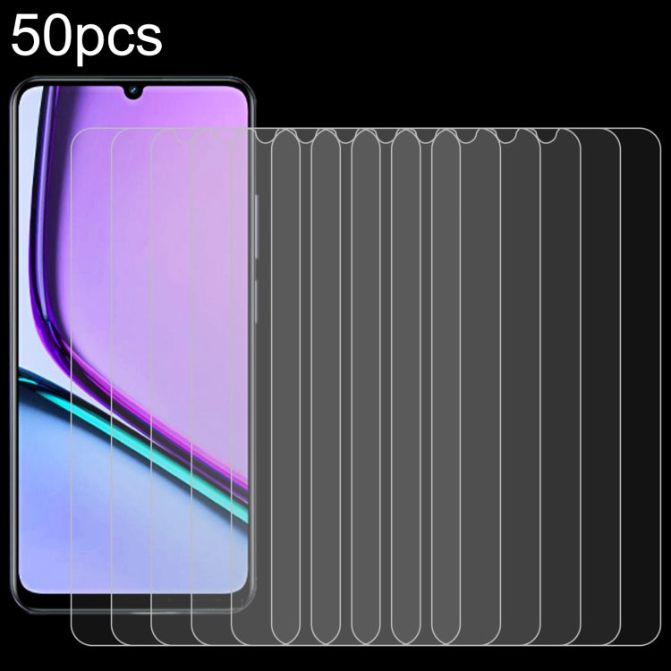 50pcs 0.26mm 9H 2.5D Tempered Glass Film