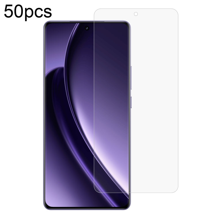 50pcs 0.26mm 9H 2.5D Tempered Glass Film