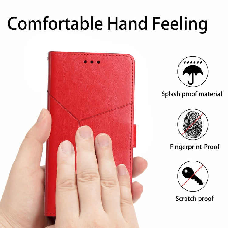 HT01 Y-shaped Pattern Flip Leather Phone Case