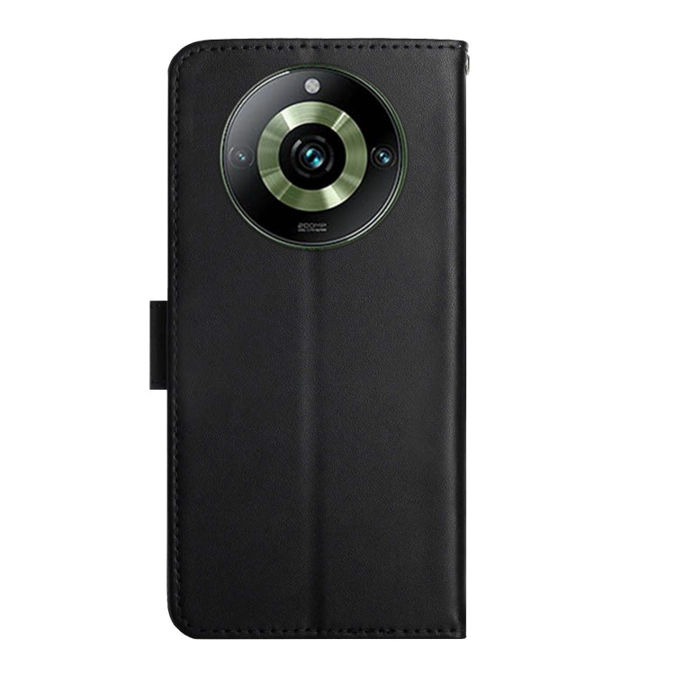 Genuine Leather Fingerprint-proof Flip Phone Case
