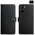 Genuine Leather Fingerprint-proof Flip Phone Case