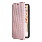 Carbon Fiber Texture Flip Leather Phone Case