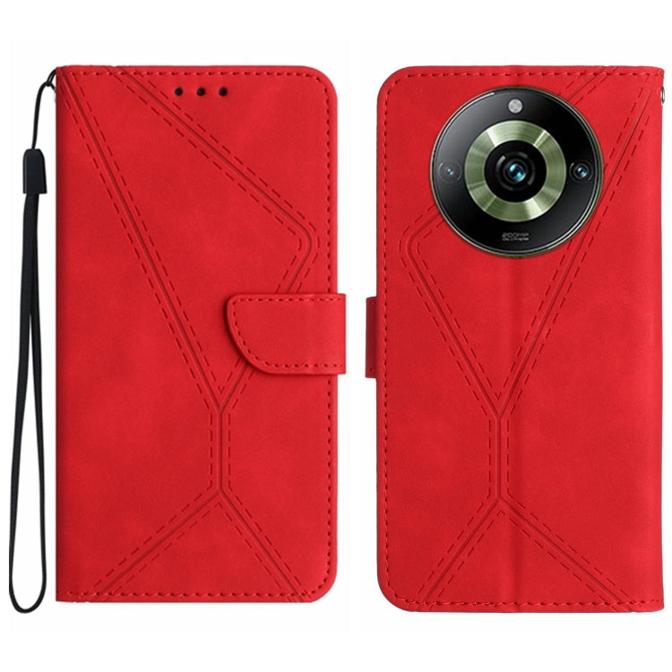 Stitching Embossed Leather Phone Case