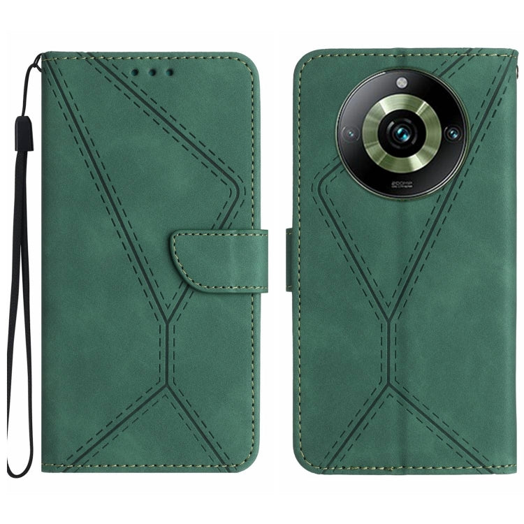 Stitching Embossed Leather Phone Case — view 10