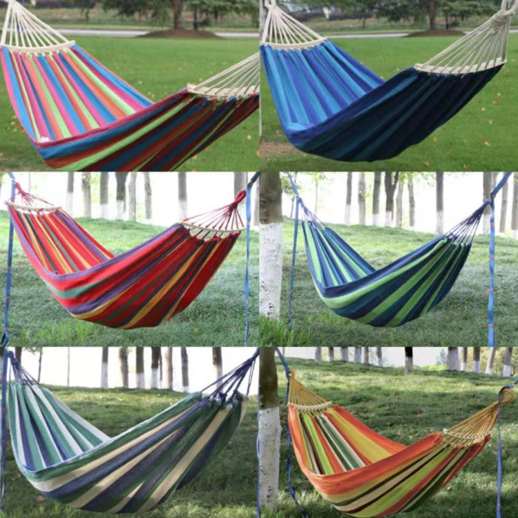 Outdoor Double Thickened Canvas Hammock Indoor Swing