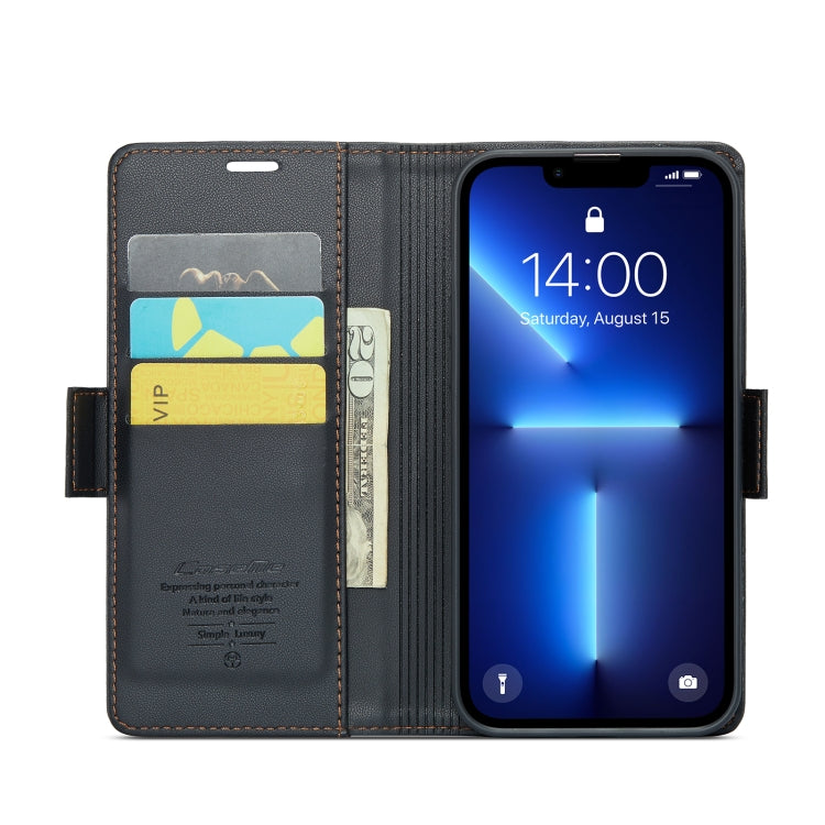 CaseMe 023 Butterfly Buckle Litchi Texture RFID Anti-theft Leather Phone Case