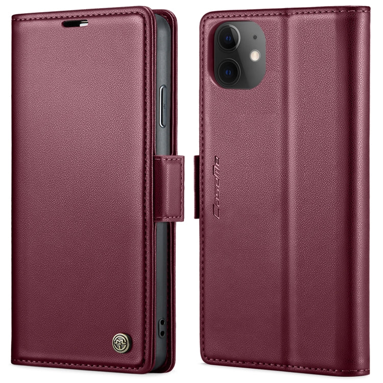 CaseMe 023 Butterfly Buckle Litchi Texture RFID Anti-theft Leather Phone Case