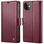 CaseMe 023 Butterfly Buckle Litchi Texture RFID Anti-theft Leather Phone Case