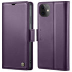 CaseMe 023 Butterfly Buckle Litchi Texture RFID Anti-theft Leather Phone Case
