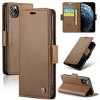 CaseMe 023 Butterfly Buckle Litchi Texture RFID Anti-theft Leather Phone Case