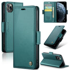 CaseMe 023 Butterfly Buckle Litchi Texture RFID Anti-theft Leather Phone Case