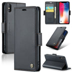 CaseMe 023 Butterfly Buckle Litchi Texture RFID Anti-theft Leather Phone Case