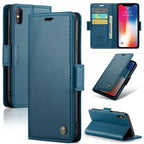 CaseMe 023 Butterfly Buckle Litchi Texture RFID Anti-theft Leather Phone Case