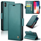 CaseMe 023 Butterfly Buckle Litchi Texture RFID Anti-theft Leather Phone Case