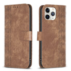 Plaid Embossed Leather Phone Case — view 17