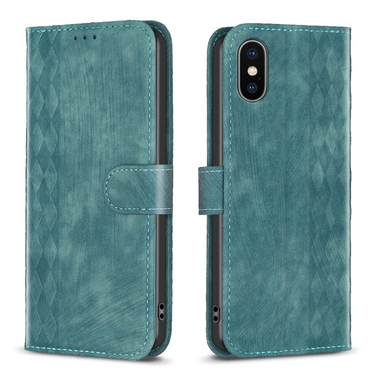 Plaid Embossed Leather Phone Case — view 24