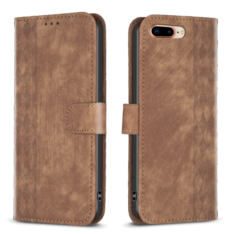 Plaid Embossed Leather Phone Case — view 47