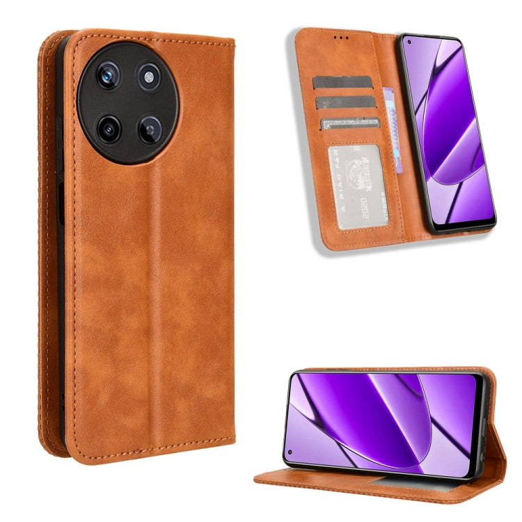 Magnetic Buckle Retro Texture Leather Phone Case — view 49