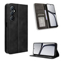 Magnetic Buckle Retro Texture Leather Phone Case