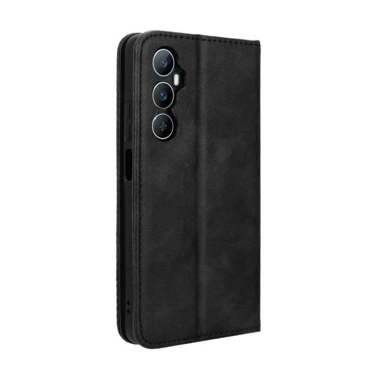 Magnetic Buckle Retro Texture Leather Phone Case