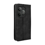 Magnetic Buckle Retro Texture Leather Phone Case