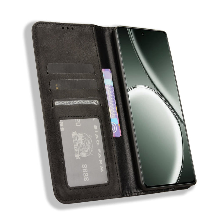 Magnetic Buckle Retro Texture Leather Phone Case