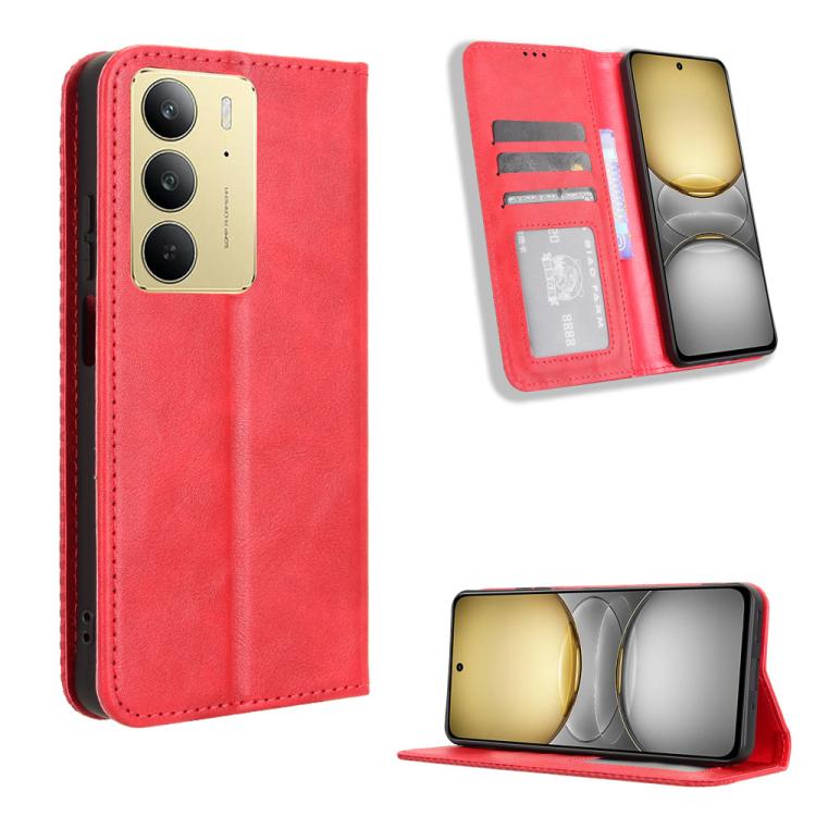 Magnetic Buckle Retro Texture Leather Phone Case — view 55