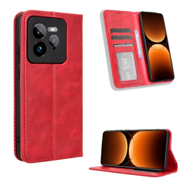 Magnetic Buckle Retro Texture Leather Phone Case — view 59