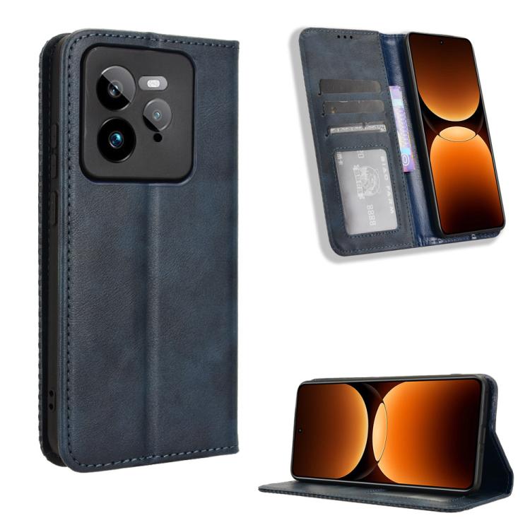 Magnetic Buckle Retro Texture Leather Phone Case — view 60