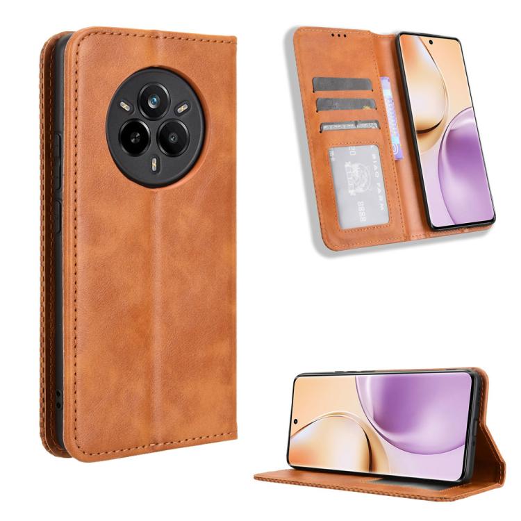 Magnetic Buckle Retro Texture Leather Phone Case — view 53