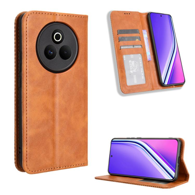 Magnetic Buckle Retro Texture Leather Phone Case — view 45