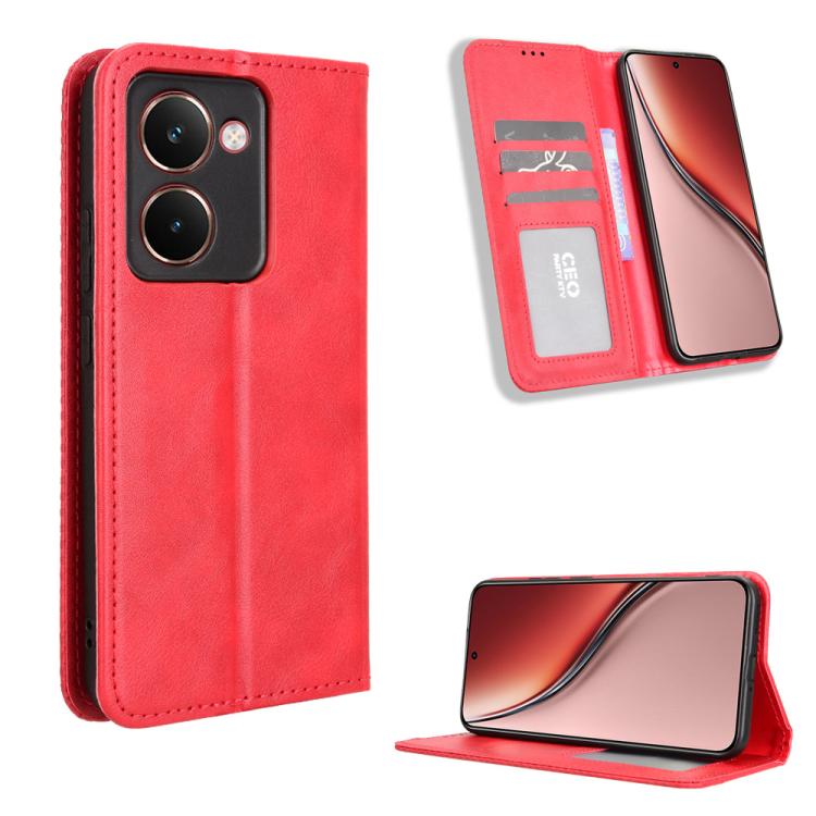 Magnetic Buckle Retro Texture Leather Phone Case — view 31