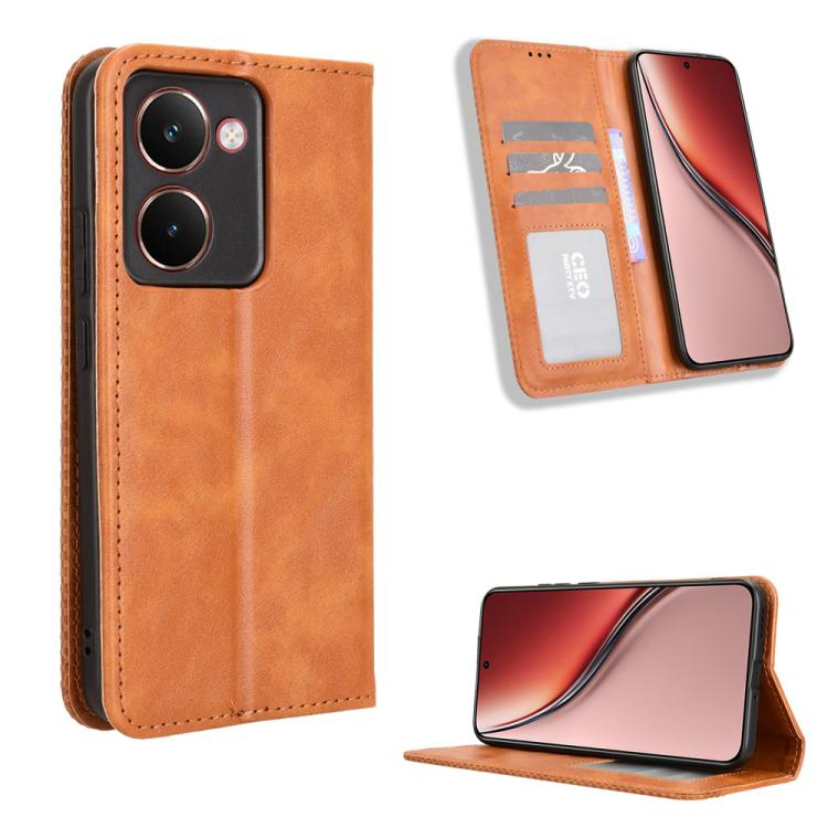 Magnetic Buckle Retro Texture Leather Phone Case — view 33